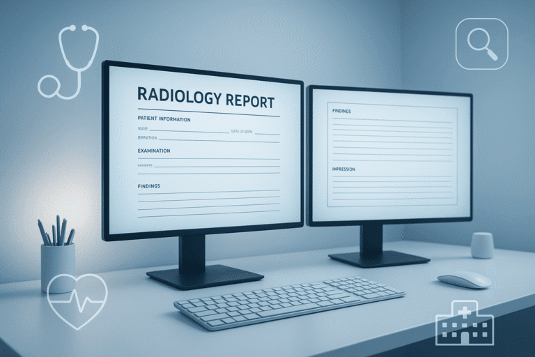 radiology report templates