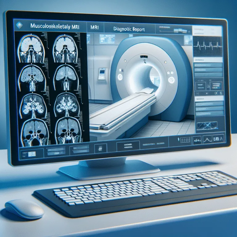 radiology report templates for musculoskeletal MRI